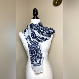 INC International Concepts Viscose Scarf Geometric Pattern